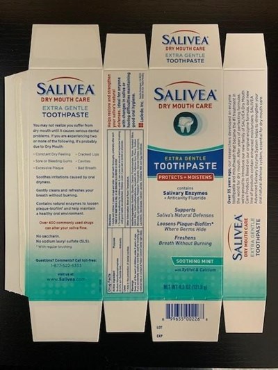 Image Of Carton (Salivea Toothpaste)